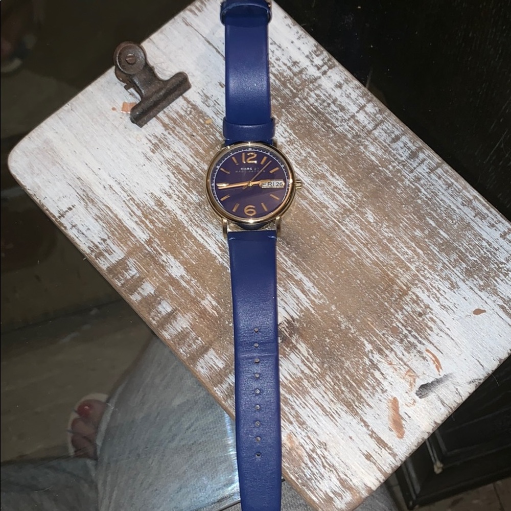 Marc Jacobs watch blue strap .